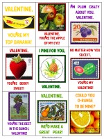 Fruit Valentines